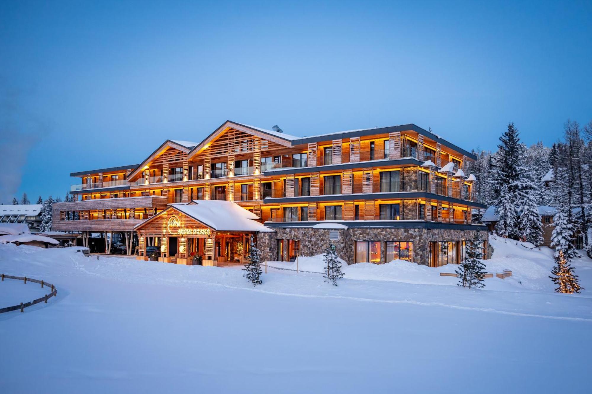 Alpin Peaks Hotell Turracher Hohe Eksteriør bilde